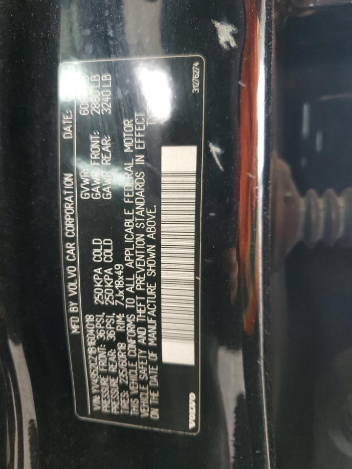 2011 Volvo Xc90 3.2 VIN: YV4952CZ1B1604018 Lot: 92879935