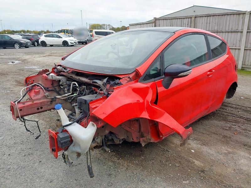 2015 FORD FIESTA 1.0 ECOBOOST 140 ZETEC S RED 3DR for sale at Copart SANDWICH