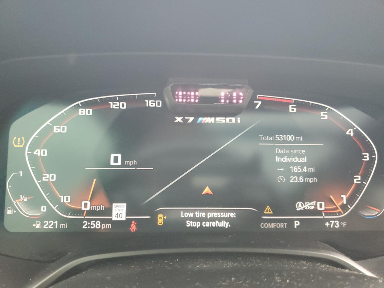 2022 BMW X7 M50I VIN: 5UXCX6C04N9J22319 Lot: 93758605