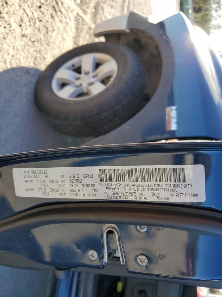 2020 Ram 1500 Classic Slt VIN: 1C6RR7TT4LS109279 Lot: 90820845