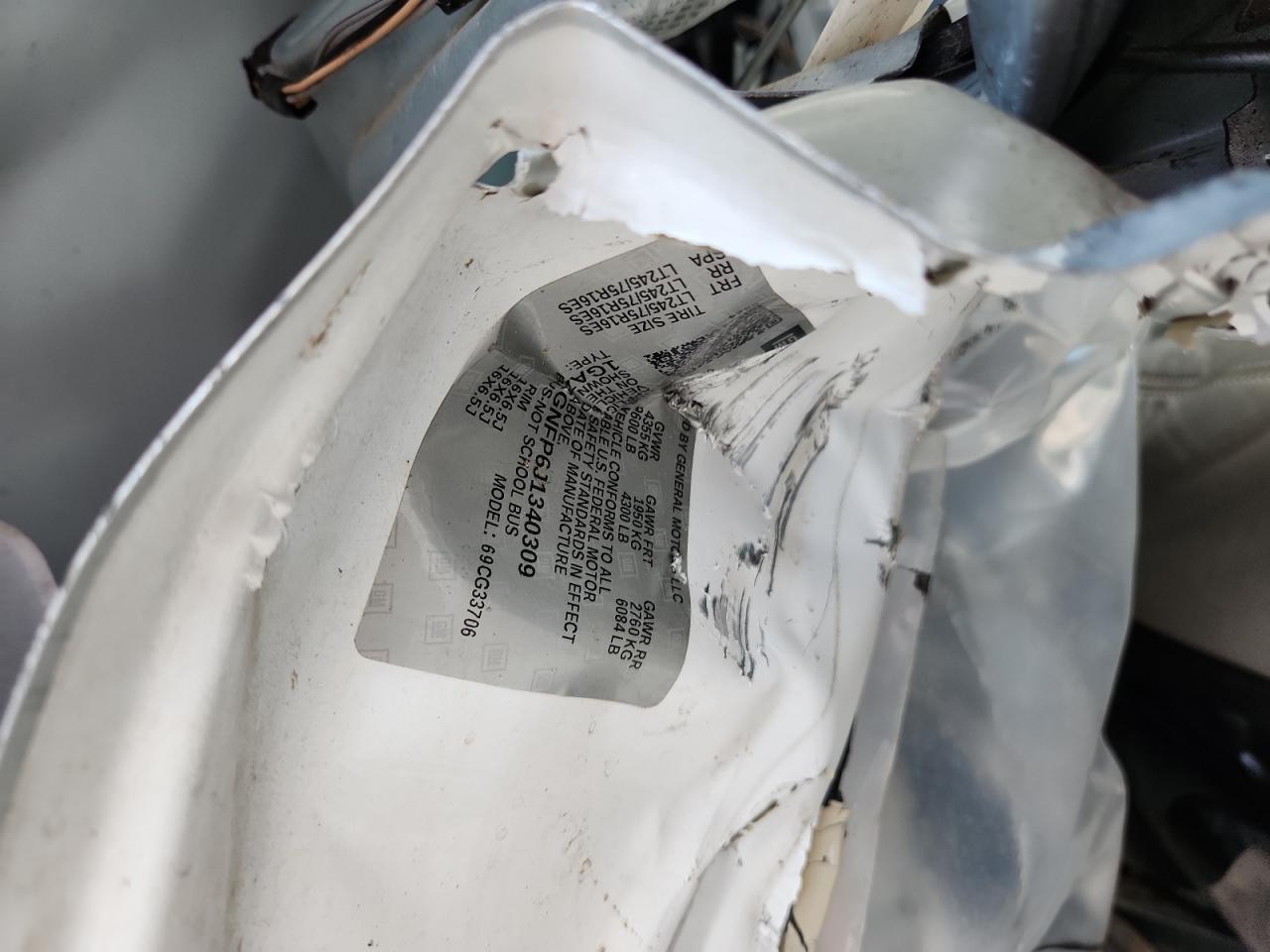 2018 Chevrolet Express G3500 Ls VIN: 1GAZGNFP6J1340309 Lot: 92803565