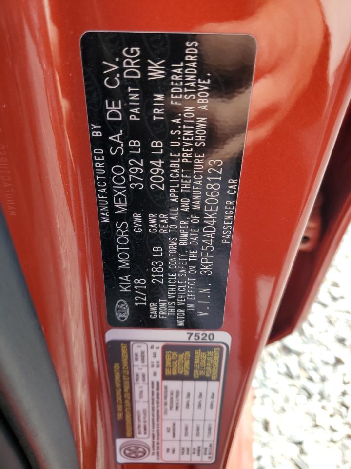 2019 Kia Forte Ex VIN: 3KPF54AD4KE068123 Lot: 91969255