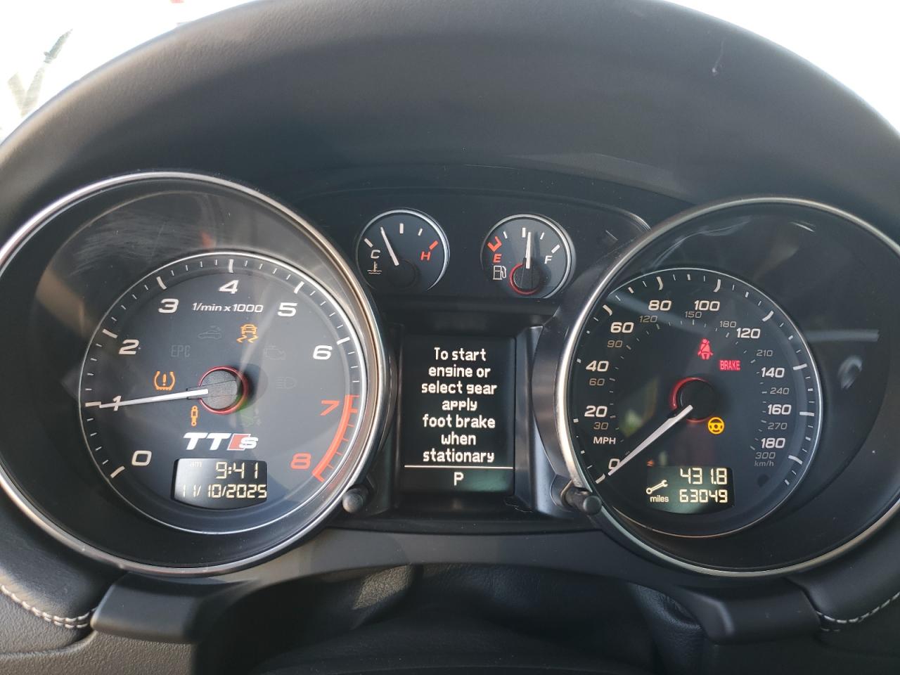 2011 Audi Tts Premium VIN: TRUB1AFK9B1020495 Lot: 92240305