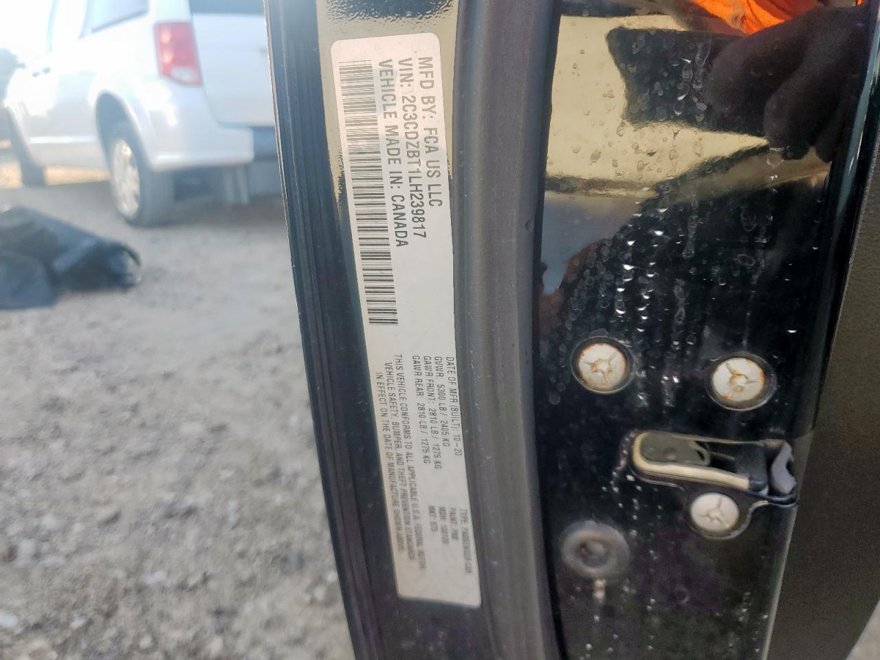 2020 Dodge Challenger R/T VIN: 2C3CDZBT1LH239817 Lot: 91283365