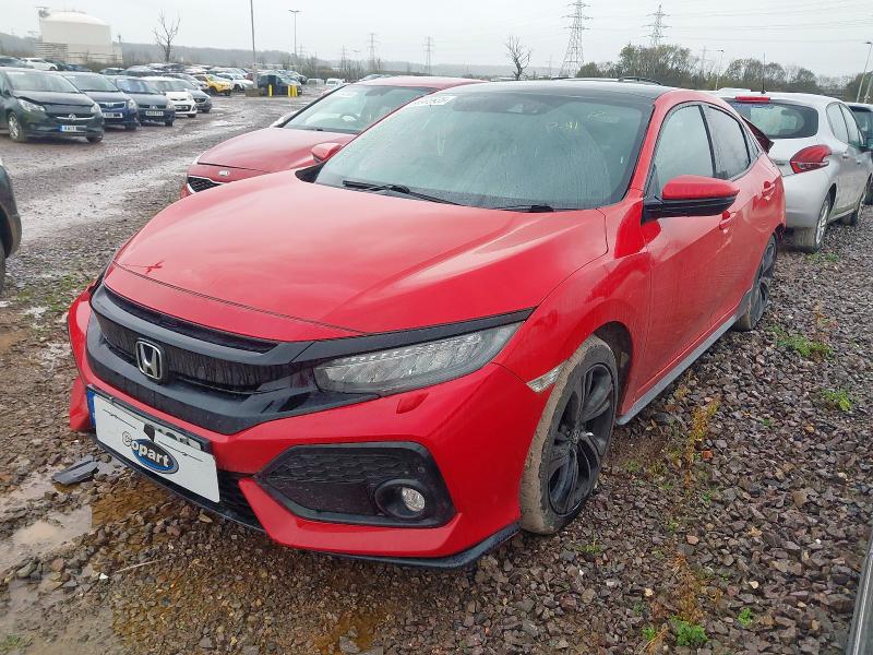 2017 HONDA CIVIC 1.5 VTEC TURBO SPORT PLUS 5DR for sale at Copart BRISTOL