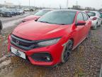2017 HONDA CIVIC 1.5 VTEC TURBO SPORT PLUS 5DR for sale at Copart BRISTOL