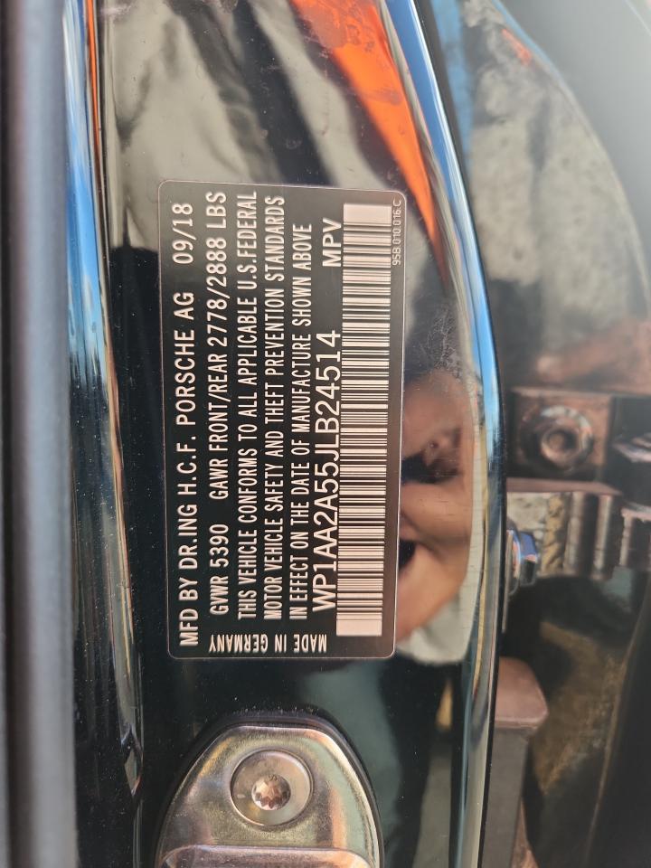 2018 Porsche Macan VIN: WP1AA2A55JLB24514 Lot: 92184205