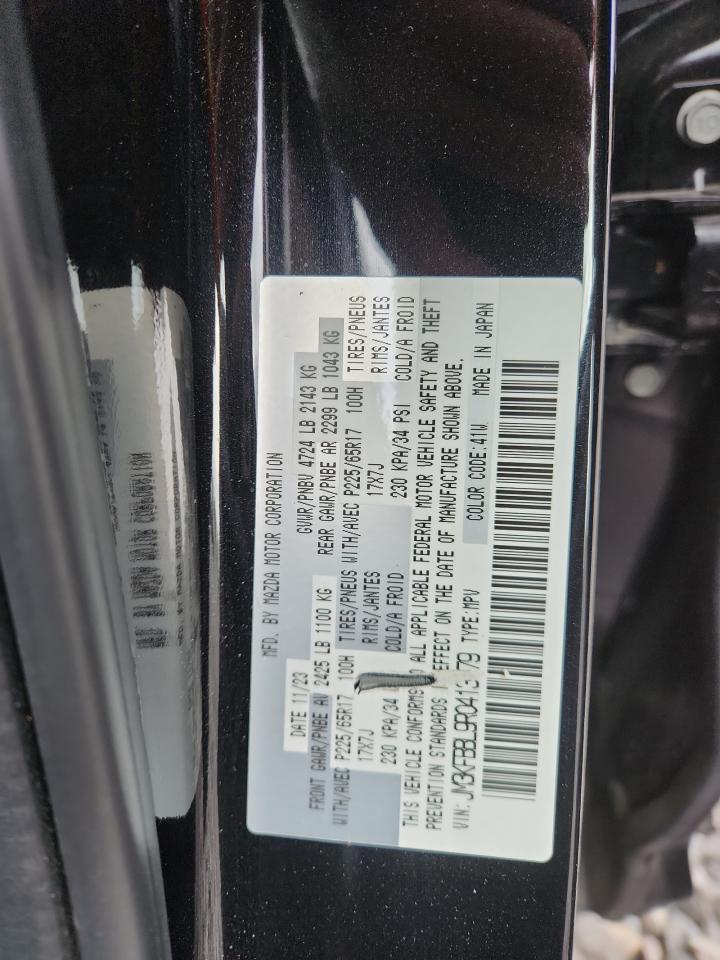 2024 Mazda Cx-5 Select VIN: JM3KFBBL9R0413579 Lot: 91413005