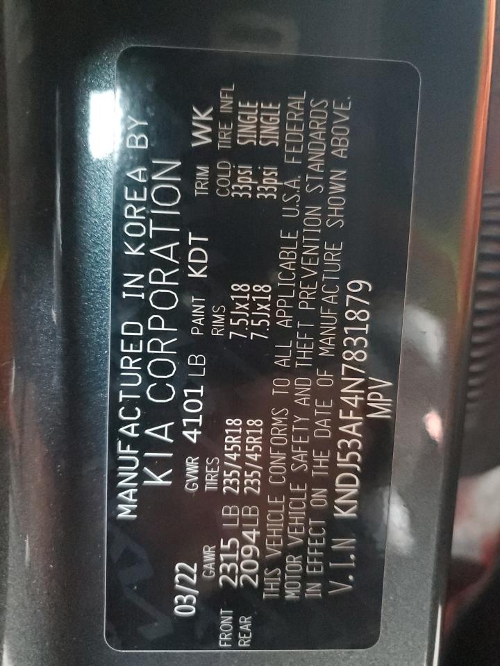 2022 Kia Soul Gt-Line Turbo VIN: KNDJ53AF4N7831879 Lot: 93380115