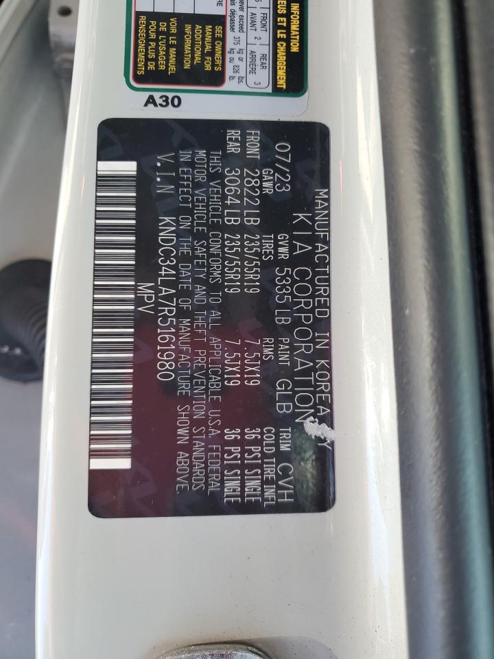 2024 Kia Ev6 Light VIN: KNDC34LA7R5161980 Lot: 91126415