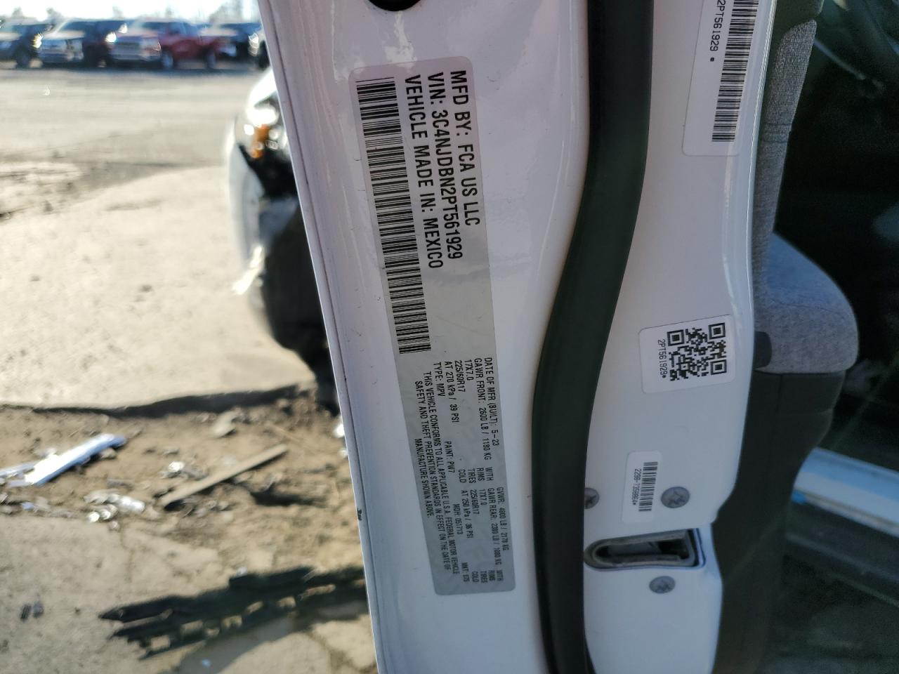 2023 Jeep Compass Latitude VIN: 3C4NJDBN2PT561929 Lot: 92884655