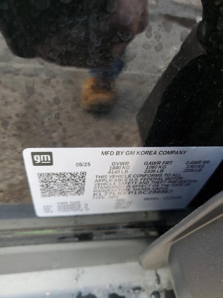 2025 Chevrolet Trax Activ VIN: KL77LKEP1SC298967 Lot: 93556545