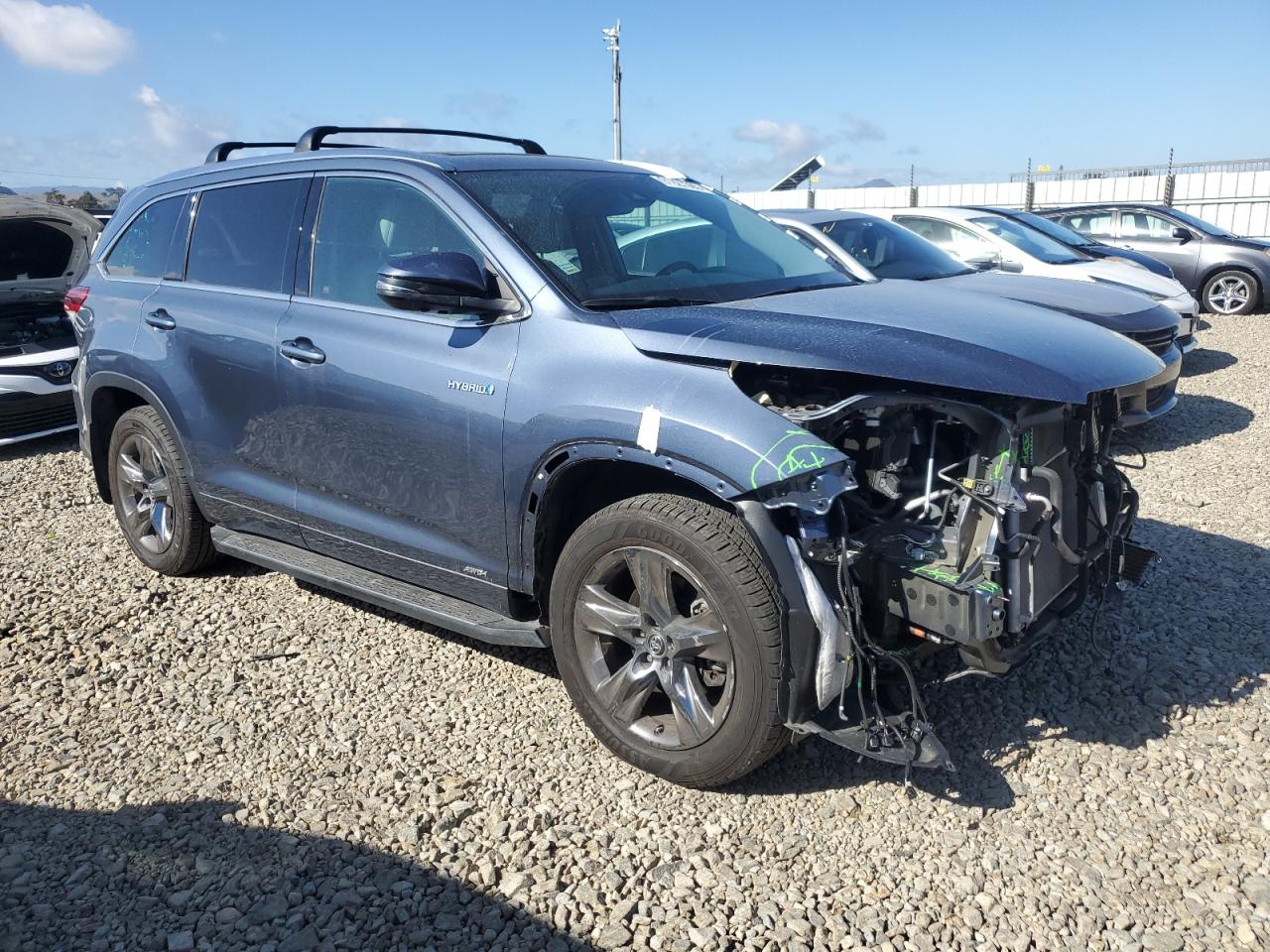 2019 Toyota Highlander Hybrid Limited VIN: 5TDDGRFH6KS077924 Lot: 91927365