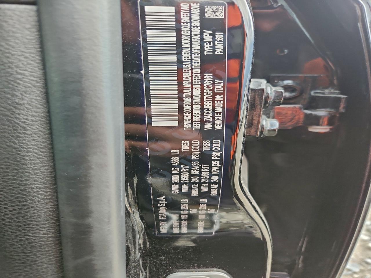 2016 Jeep Renegade Latitude VIN: ZACCJBBT7GPC76161 Lot: 93014695