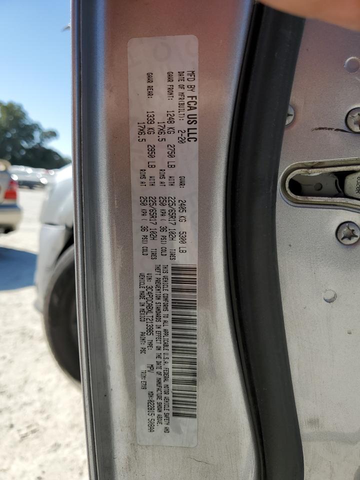 2020 Dodge Journey Se VIN: 3C4PDCABXLT213985 Lot: 93087115