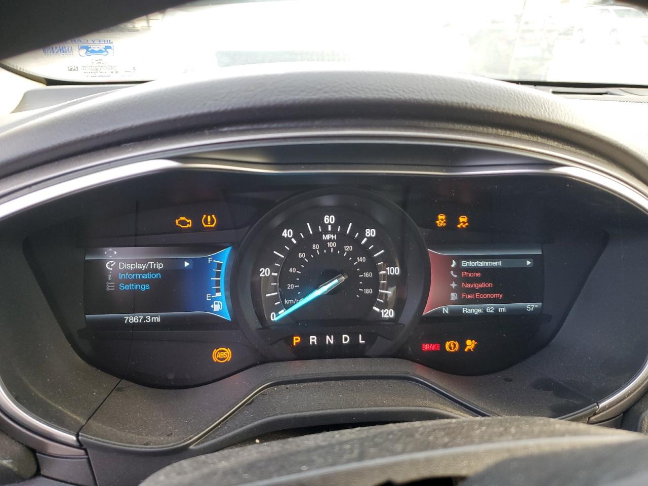 2019 Ford Fusion Se VIN: 3FA6P0LU9KR258725 Lot: 93123195