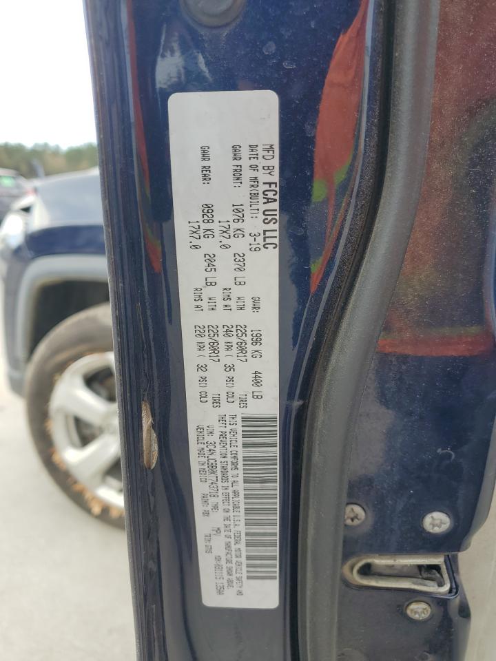 2019 Jeep Compass Latitude VIN: 3C4NJCBB0KT743718 Lot: 93233445