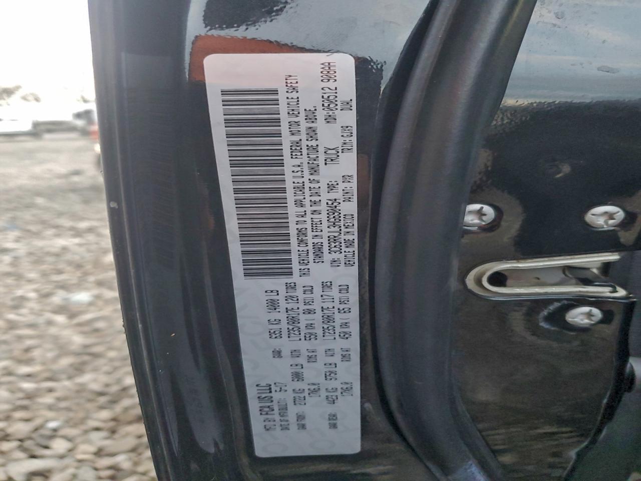 2017 Ram 3500 Laramie VIN: 3C63RRJL3HG690454 Lot: 93120045