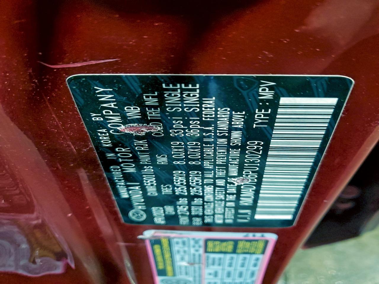 2023 Genesis Gv70 Base VIN: KMUMADTB6PU130299 Lot: 94126905