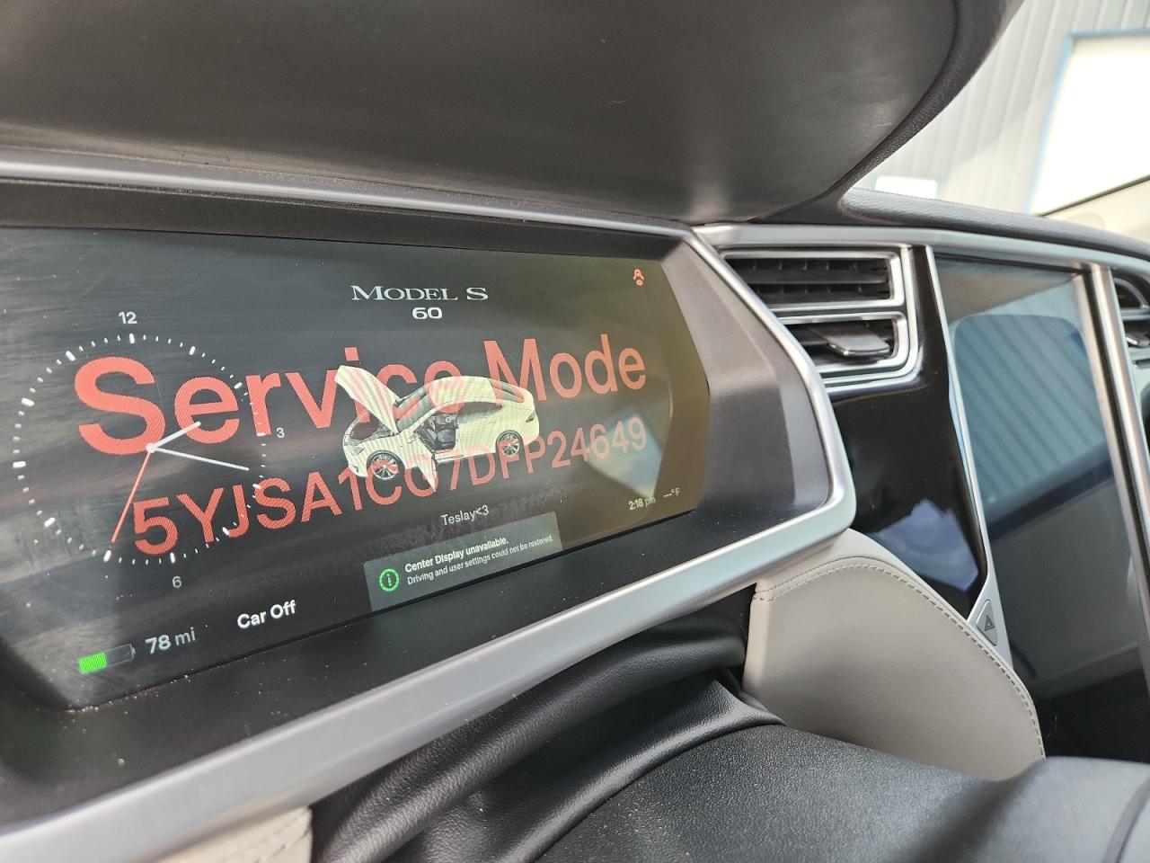 2013 Tesla Model S VIN: 5YJSA1CG7DFP24649 Lot: 92907615