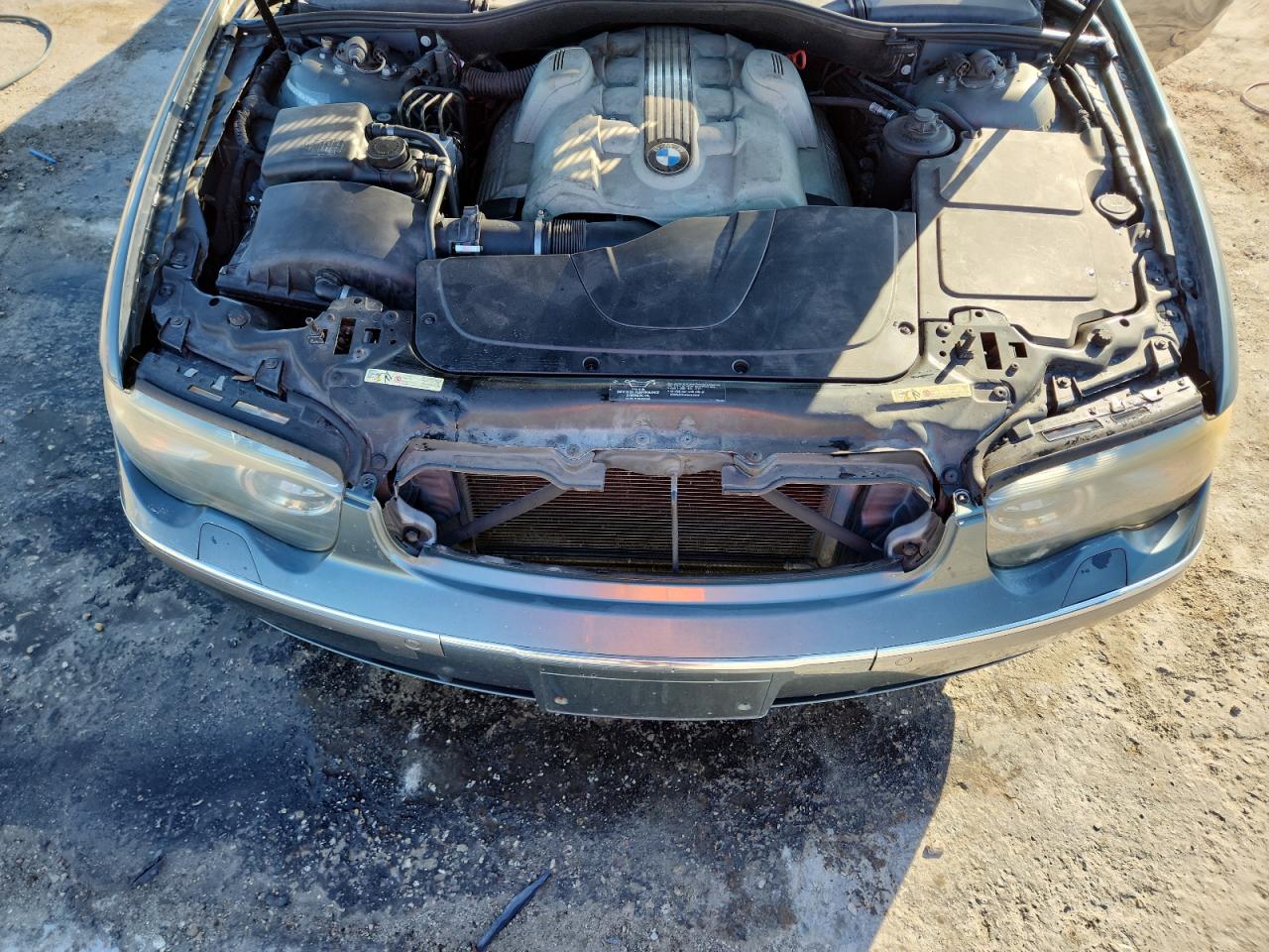 2003 BMW 745 Li VIN: WBAGN63453DS43766 Lot: 92673875