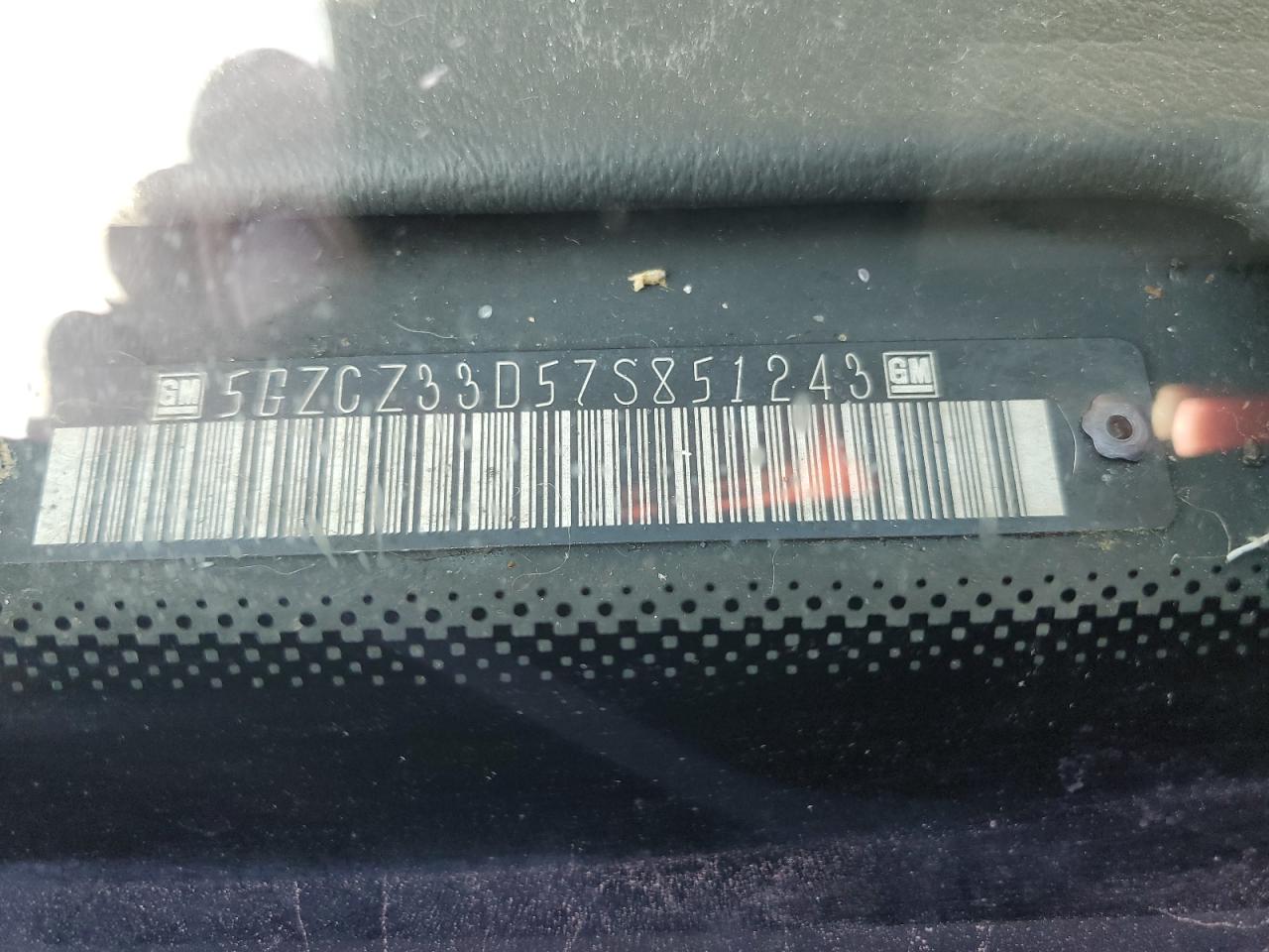 2007 Saturn Vue VIN: 5GZCZ33D57S851243 Lot: 91627225