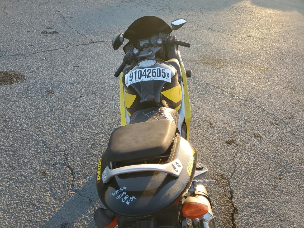 2004 Honda Cbr600 F4 VIN: JH2PC35054M501116 Lot: 91042605