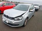 2012 VOLKSWAGEN GOLF 1.6 TDI 105 MATCH 5DR for sale at Copart SANDTOFT