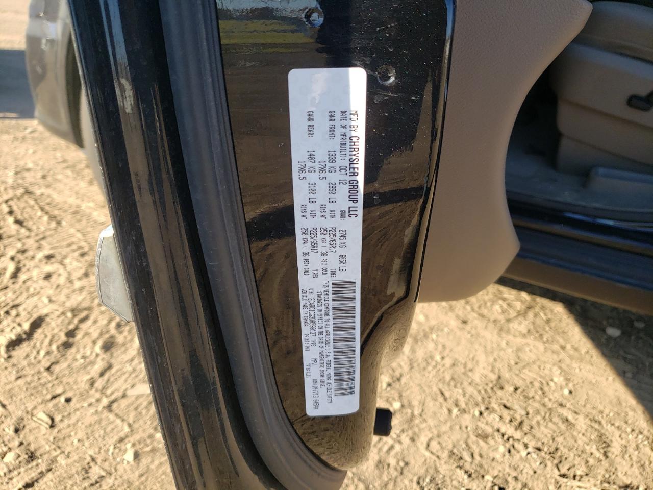 2013 Chrysler Town & Country Touring L VIN: 2C4RC1CG3DR590137 Lot: 91846405