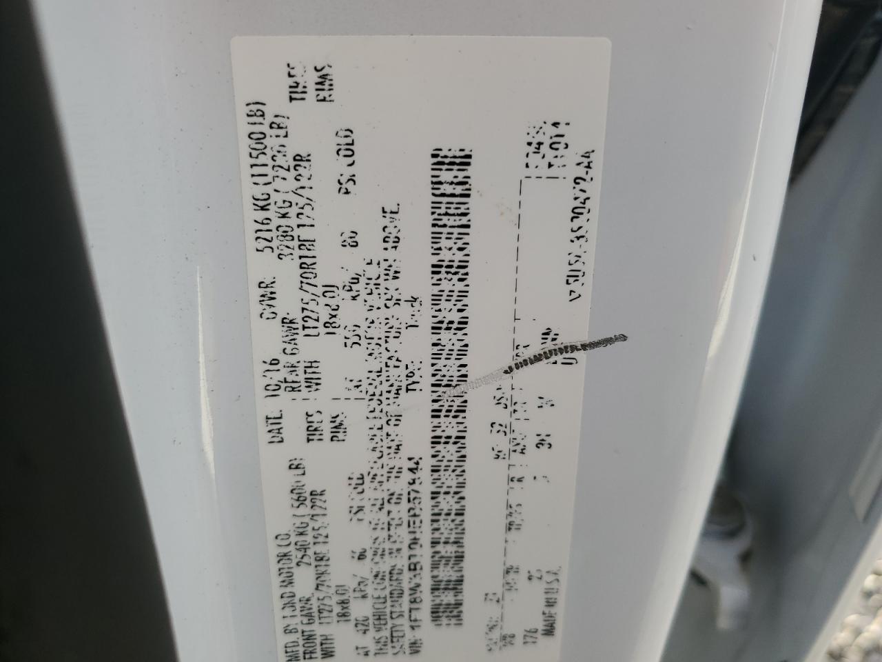 2017 Ford F350 Super Duty VIN: 1FT8W3BT0HEB57844 Lot: 92108655