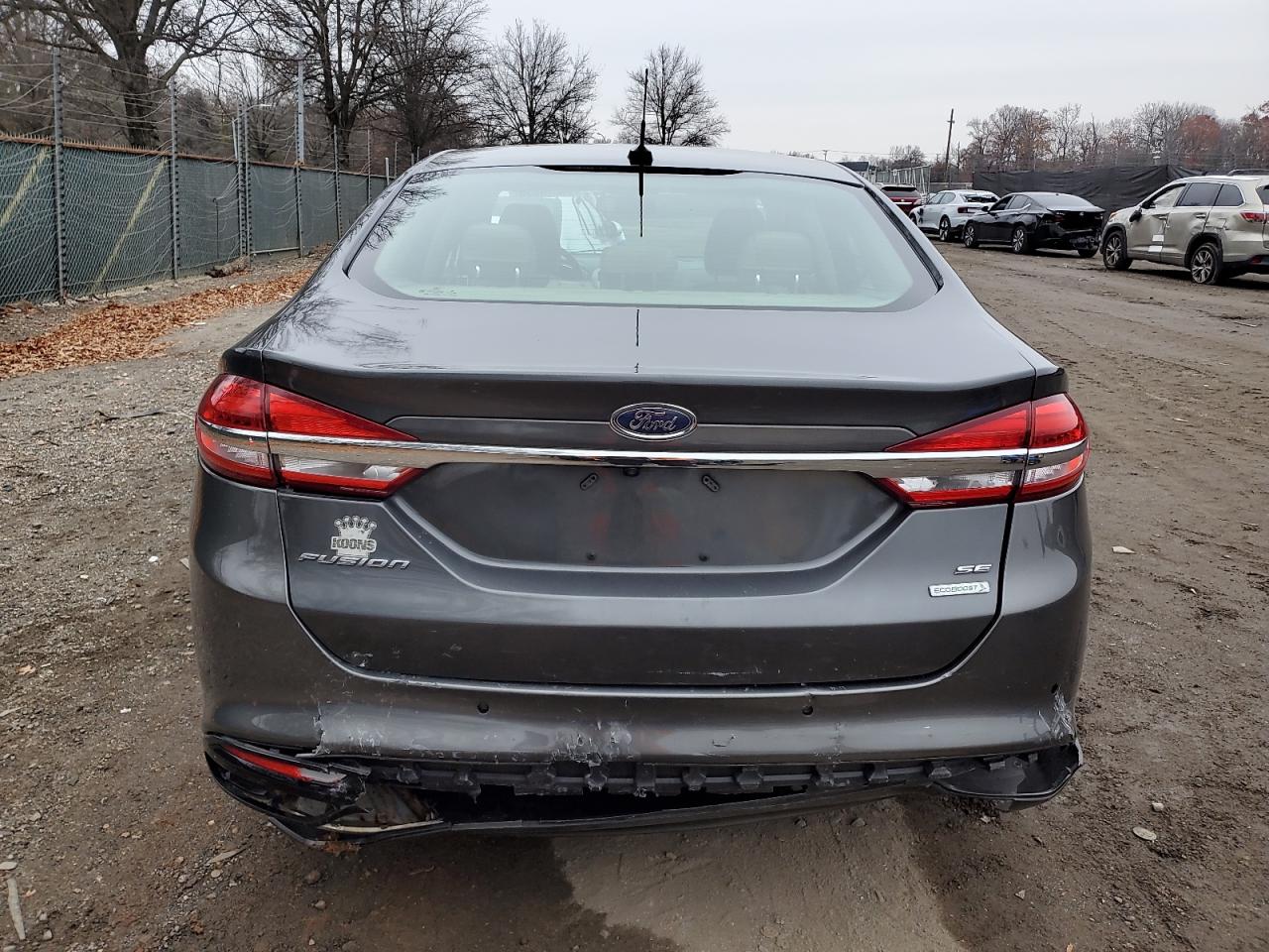 2017 Ford Fusion Se VIN: 3FA6P0H92HR226910 Lot: 93370835