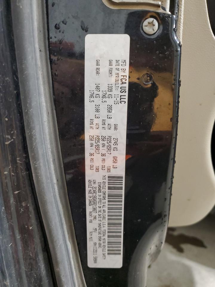 2016 Chrysler Town & Country Touring VIN: 2C4RC1BG0GR213027 Lot: 90756325