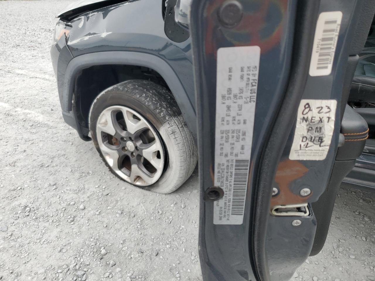 2018 Jeep Compass Limited VIN: 3C4NJCCB8JT406338 Lot: 91706225