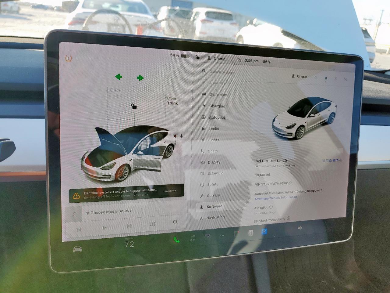 2021 Tesla Model 3 VIN: 5YJ3E1EA7MF098568 Lot: 93003385