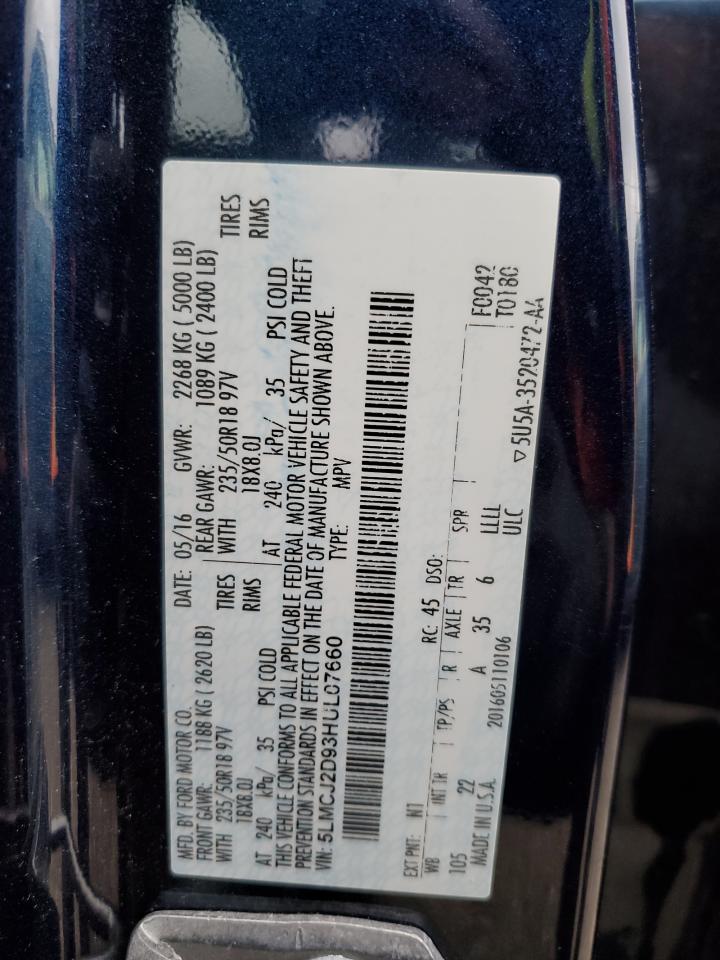 2017 Lincoln Mkc Select VIN: 5LMCJ2D93HUL07660 Lot: 90562015