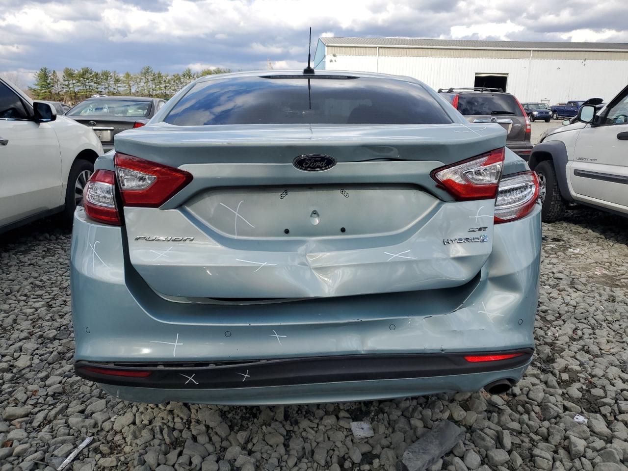 2014 Ford Fusion Se Hybrid VIN: 3FA6P0LU3ER210335 Lot: 92088875