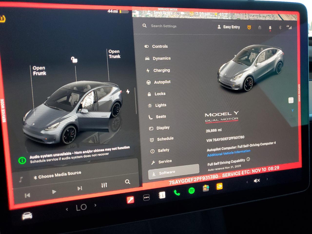 2023 Tesla Model Y VIN: 7SAYGDEF2PF931780 Lot: 91119745