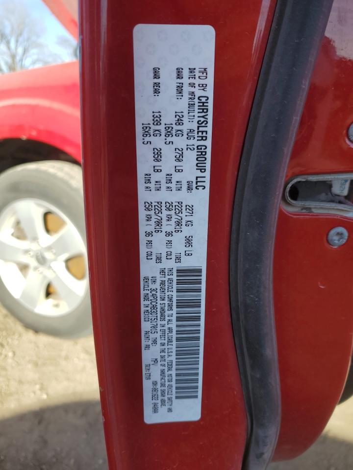 2013 Dodge Journey Se VIN: 3C4PDCAB3DT517015 Lot: 91691855