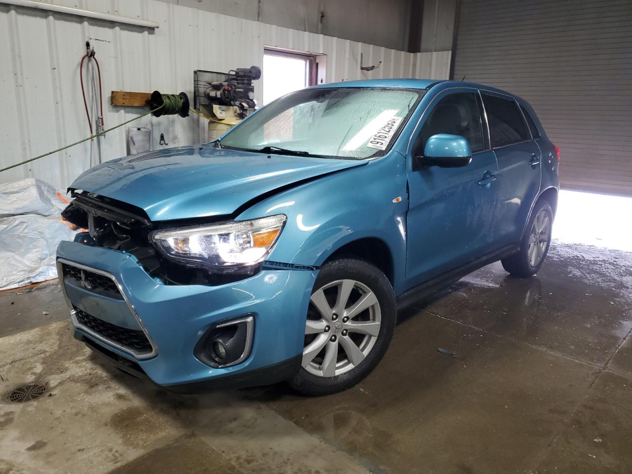 2014 Mitsubishi Outlander Sport Se blue suv gas 4A4AR4AU7EE029971 photo #1