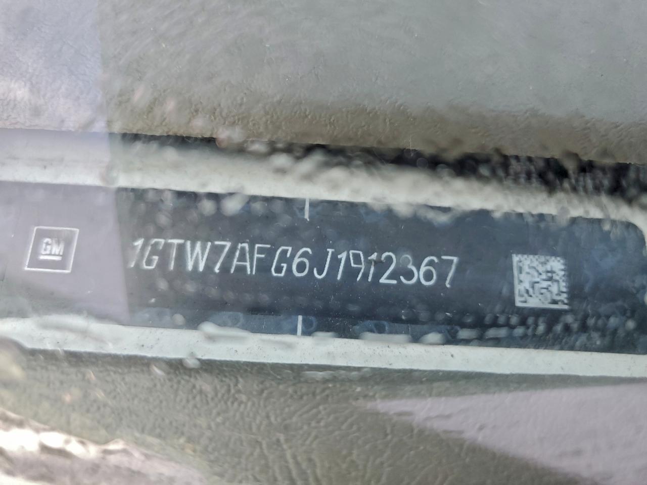 2018 GMC Savana G2500 VIN: 1GTW7AFG6J1912367 Lot: 93964235