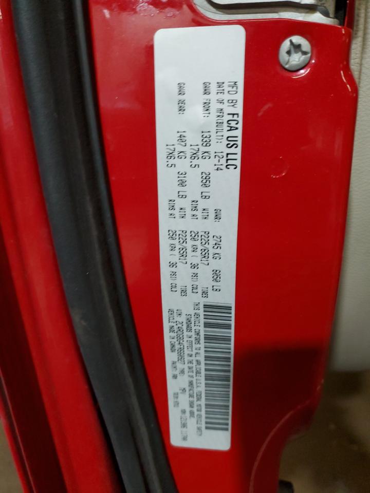 2015 Dodge Grand Caravan Se VIN: 2C4RDGBG4FR660927 Lot: 93265265