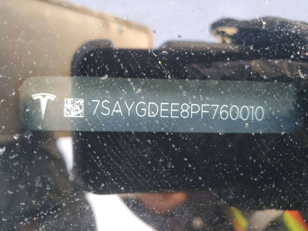 2023 Tesla Model Y VIN: 7SAYGDEE8PF760010 Lot: 91577905