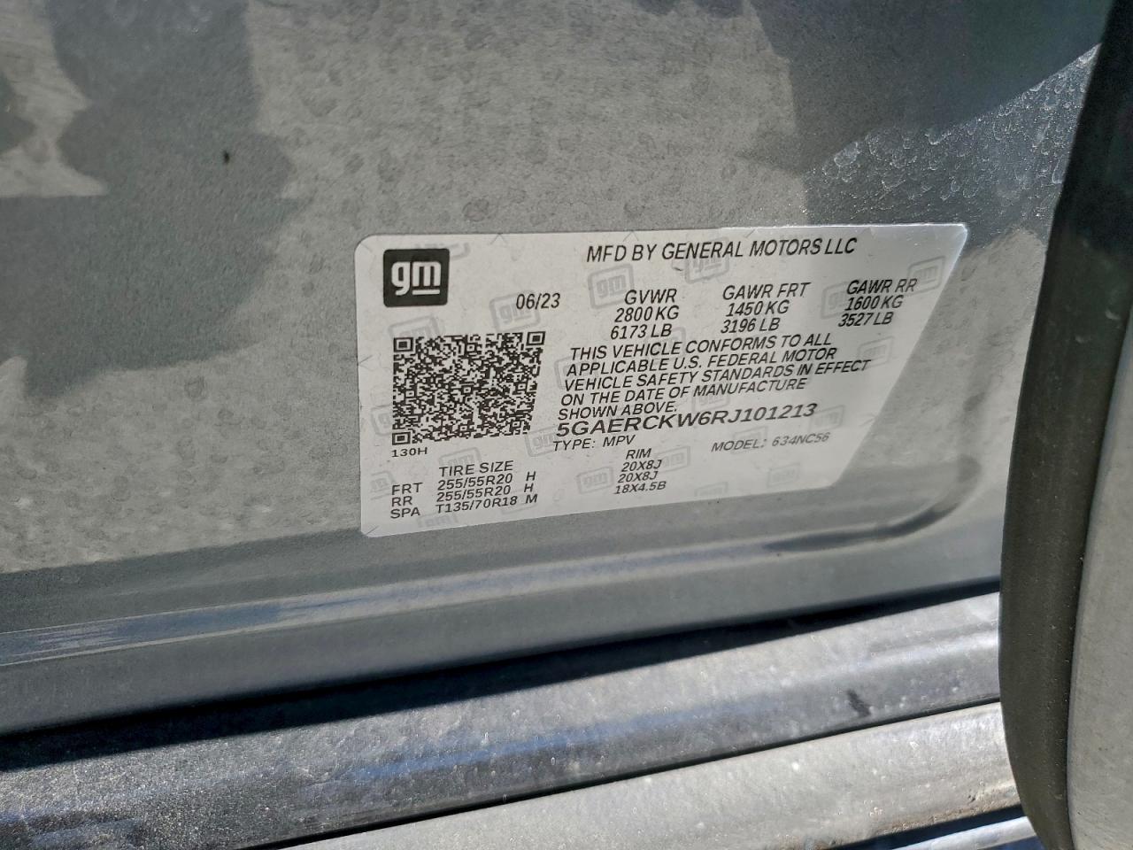 2024 Buick Enclave Premium VIN: 5GAERCKW6RJ101213 Lot: 94190305