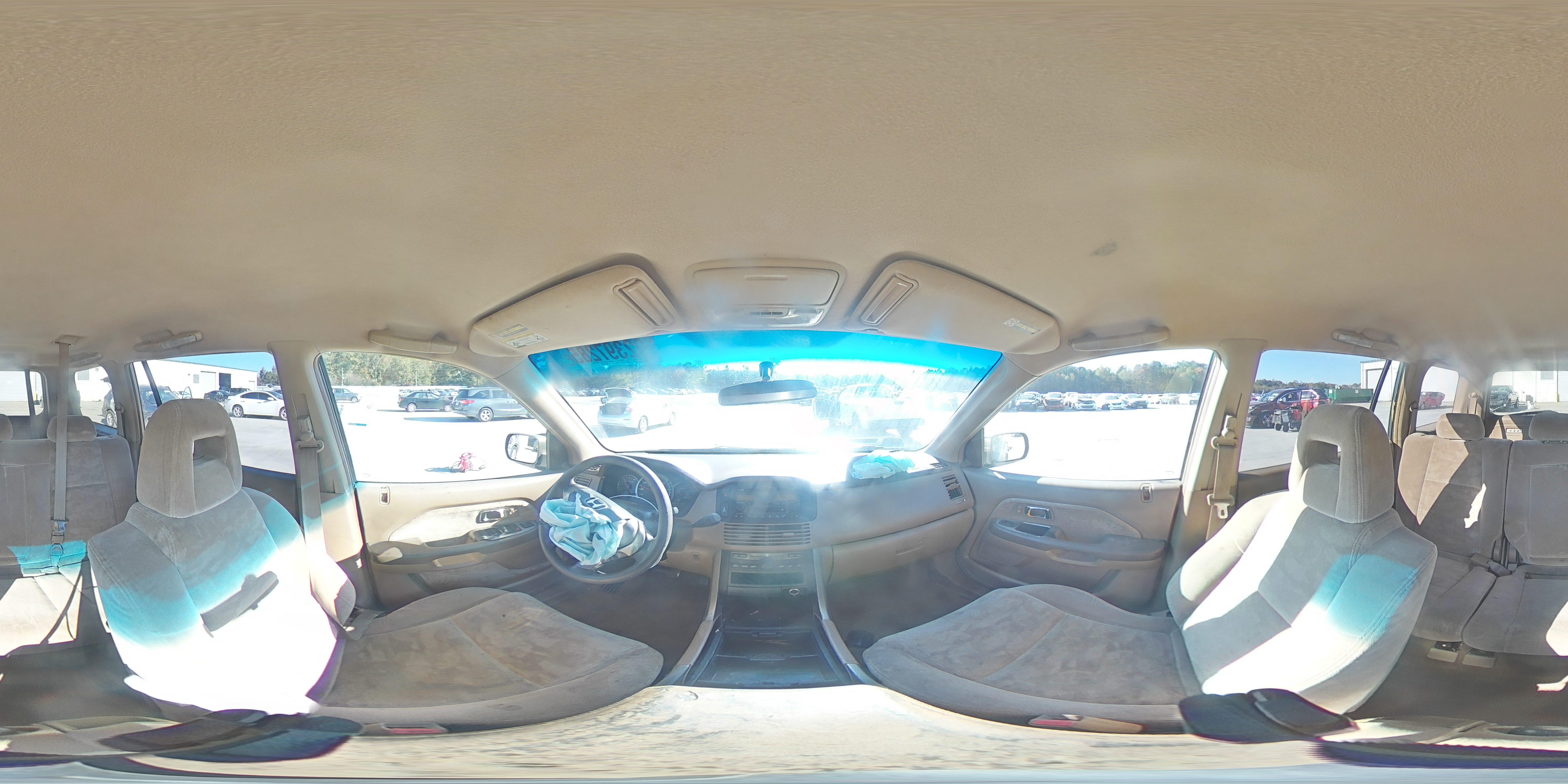 2003 Honda Pilot Ex VIN: 2HKYF18443H536732 Lot: 92397285