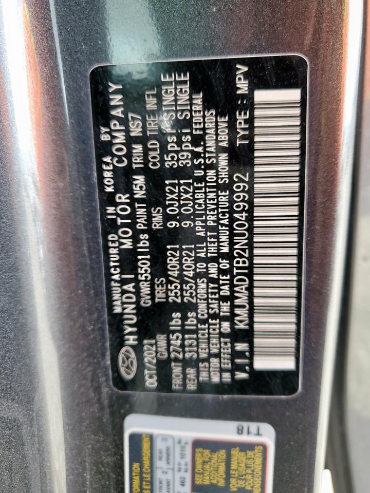 2022 Genesis Gv70 Base VIN: KMUMADTB2NU049992 Lot: 92413095