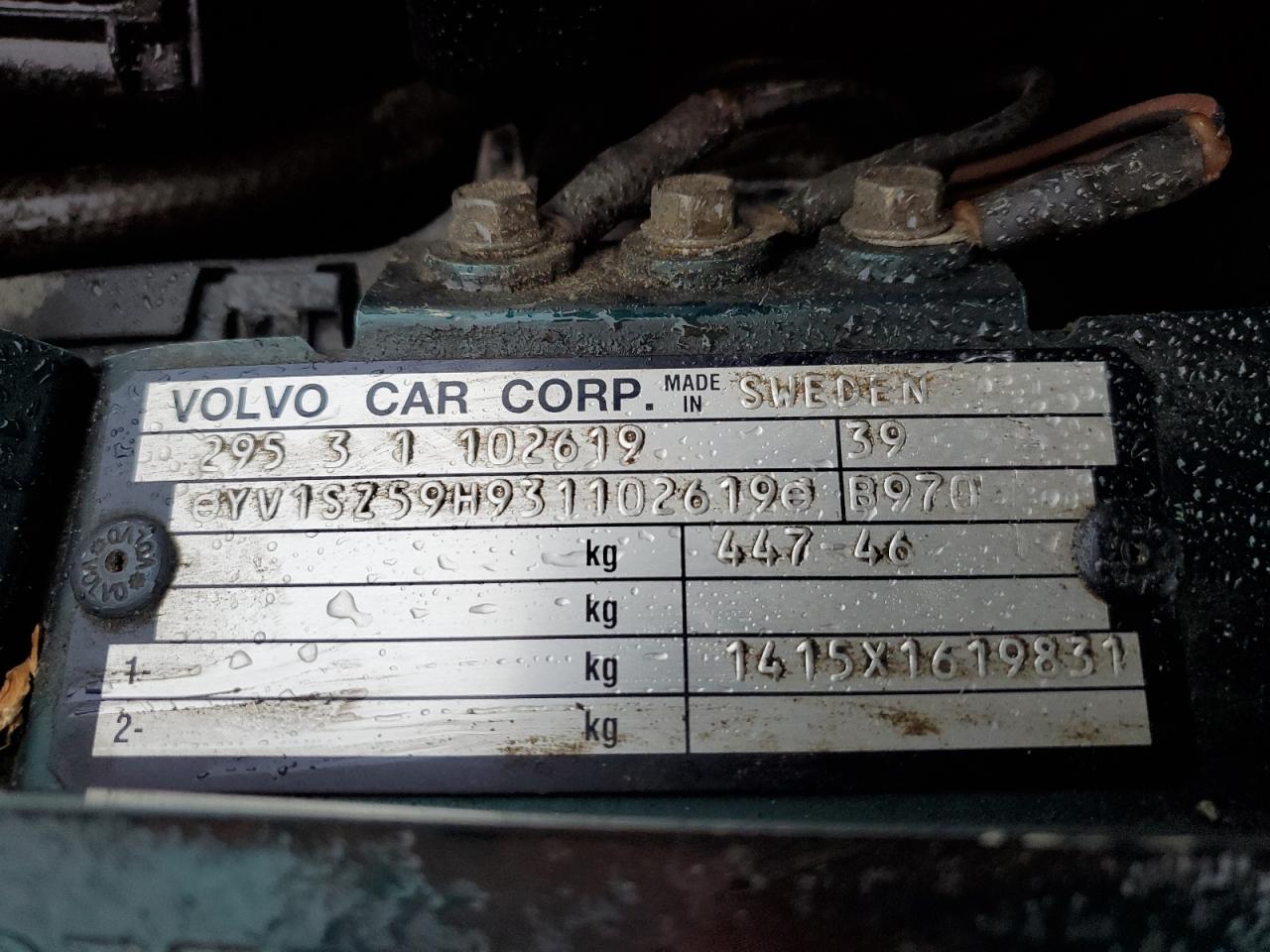 2003 Volvo Xc70 VIN: YV1SZ59H931102619 Lot: 90887045