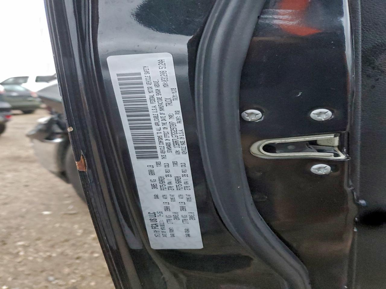 2016 Ram 1500 Slt VIN: 1C6RR7LG7GS297207 Lot: 93146265