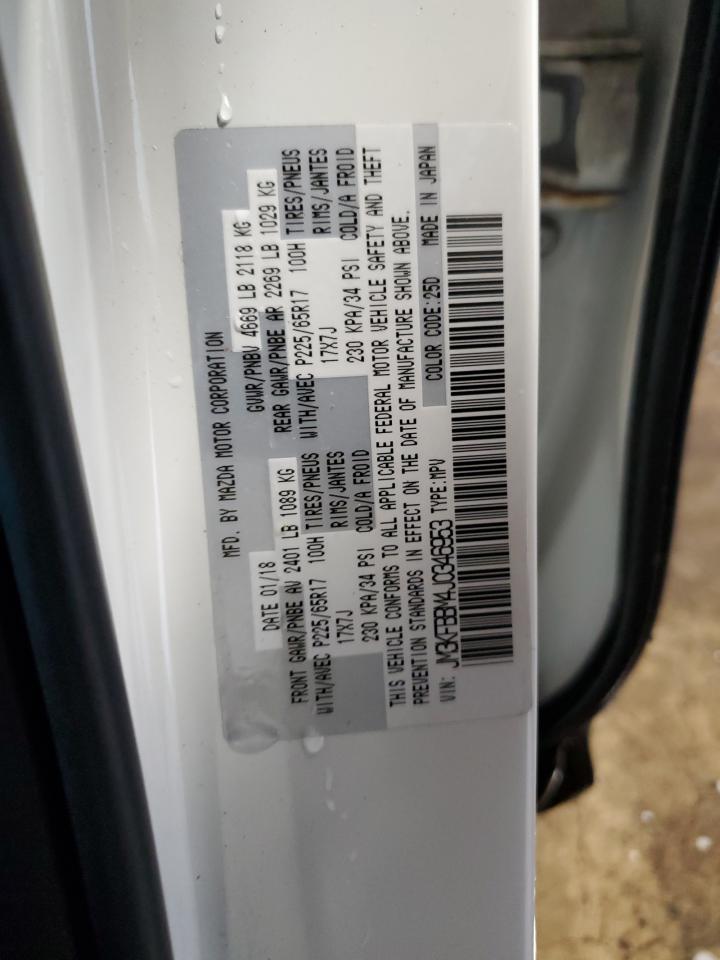 2018 Mazda Cx-5 Sport VIN: JM3KFBBM4J0346953 Lot: 93042095