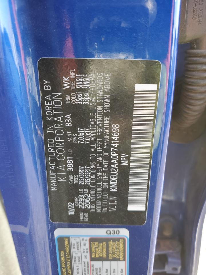 2023 Kia Seltos S VIN: KNDEU2AA0P7414698 Lot: 92494325