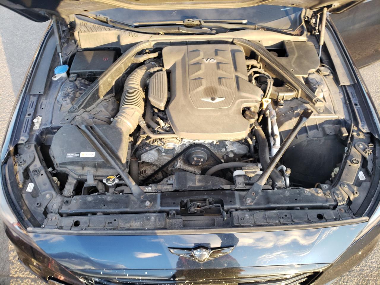 2019 Genesis G80 Base VIN: KMHGN4JE6KU299860 Lot: 93282335